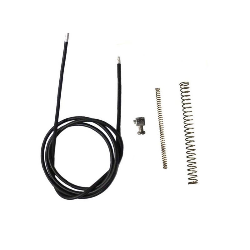 HURI Clutch Cable with Spring Clutch Cable Lock Locker for Motorized Bicycle Bike 49cc 60cc 66cc 80cc 2 Stroke Engine - Image 1
